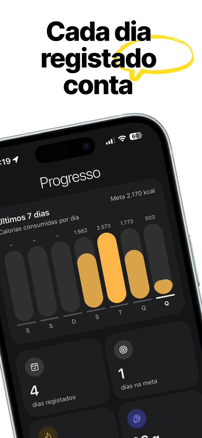 Progresso dos últimos 7 dias